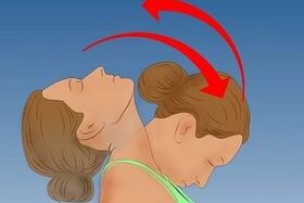 Exercices du cou d'ostéochondrose